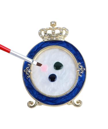 Buy Nail Art Palette Display & Mixing Holder | Retro Pearl Crown Frame (#02) - Perfect for Nail Polish & Color Drawing - Buy Online on GoSupps.com