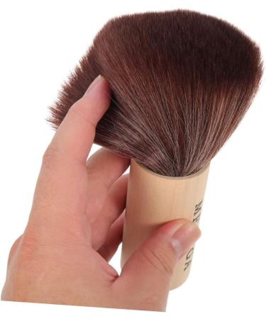 minkissy Record Cleaning Brush Foundation Makeup Make up Face Makeup Concealers Wooden Handle Facial Brush Foundation Blending Fluffy Makeup Tools - Buy Online on GoSupps.com