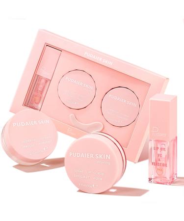 Bekoeen 3 Pcs Lip Care Set, Exfoliator Lip Sugar Scrub, Lip Mask & Plumping Lip Oil, Effectively Moisturizes And Repairs Dry Lips Lip Treatment - Buy Online on GoSupps.com
