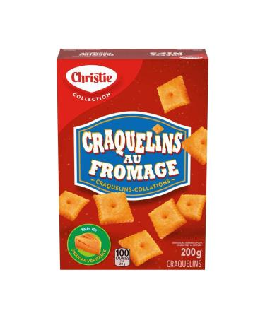 Christie Cheese Nips Cheddar Baked Snack Crackers 200g/7.05oz - Pack of 6 | Imported from Canada - Buy Online on GoSupps.com