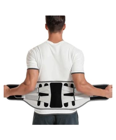 DFHBFG Lumbar Support Belt Disc Herniation Orthopedic Strain For Back Posture Spine Decompression Brace(Size:X-Large) Gray X-Large Gray