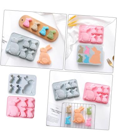 Alipis 2pcs Easter Cake Mold Cake Pan Candle Molds Silicone Molds Molde De para Resina Rabbit Mold Soap Mold Bunny Mold Silicone Food-Grade Silicone Mold Chocolate Bunny Molds Silica Gel - Buy Online on GoSupps.com