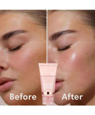 Collagen Night Wrapping Mask Overnight Collagen Wrapping Mask Collagen Overnight Wrapping Peel Off Facial Mask Elasticity & Hydration Care Reduces Sagging & Dullness Suitable For All Skin Types - Buy Online on GoSupps.com