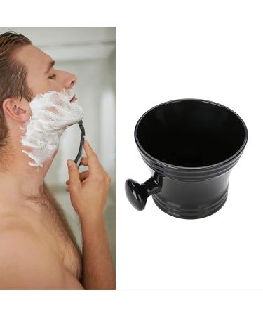 Plastic Shaving Bowl for Men - 2 Colors | Ideal Foam Cream Bowl for Home Use - Black - Buy Online on GoSupps.com