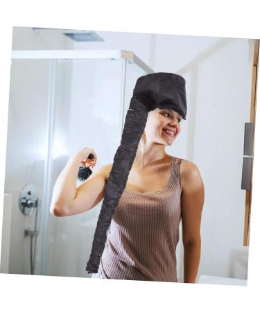 OHPHCALL 2pcs Dry Hair Cap Conditioning Cap Steamer Caps Salon-use Hats Cappy Hat Thermal Heat Cap Black 190t - Buy Online on GoSupps.com
