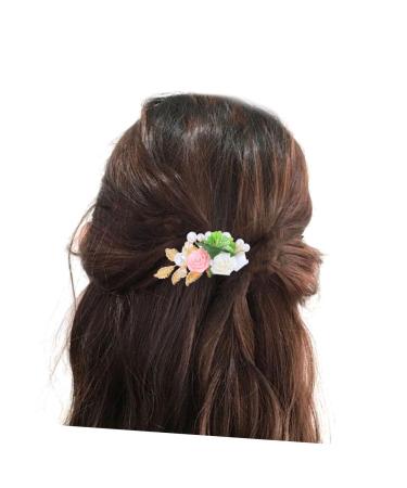 Angoily Wedding Hair Comb Bride Hair Comb Hair Side Comb Flower Hair Comb Women Hair Comb Hair Accessories Korean Women's