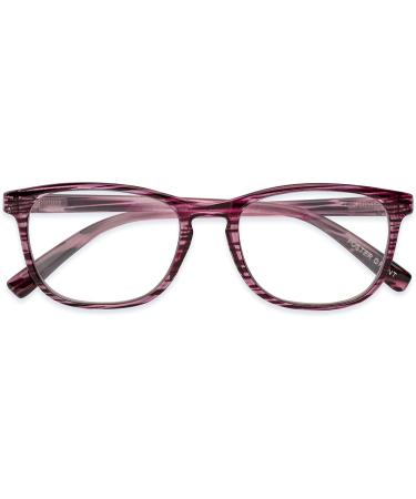 Foster Grant Women's Elana Bifocal Blue Light Reading Glasses - Purple 53mm - Stylish & Comfortable International Shipping Available - Buy Online on GoSupps.com