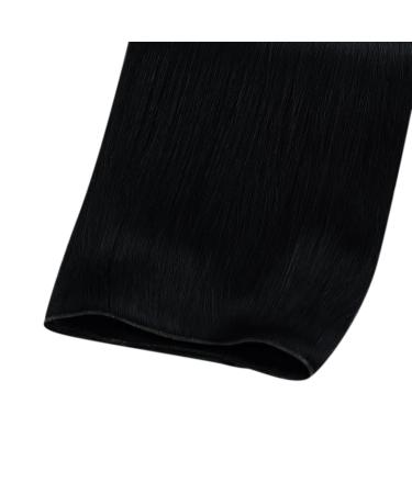 Youngsee Genius Real Hair Extensions - 50cm Black Virgin Remy Weft - Smooth Weave 25g #1 - Buy Online on GoSupps.com