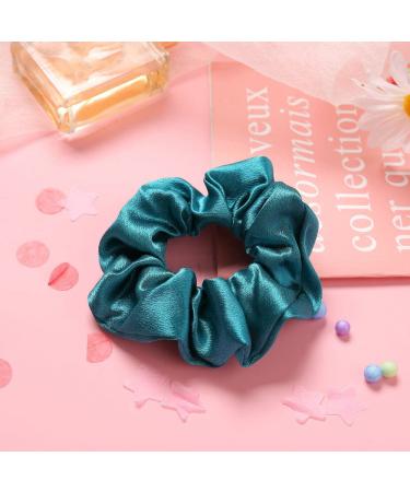 RTTYOA Silk Satin Leopard Cheetah Scrunchies | Assorted Colors & Styles | Soft Elastic Hair Ties for Ponytails | No Crease Hair Bands - Buy Online on GoSupps.com