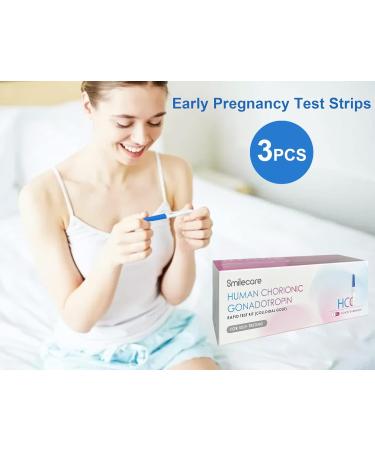 Smilecare 3 X Pregnancy Test Kit - Individually Sealed for Early Home Pregnancy Detection - Ships Internationally - Buy Online on GoSupps.com