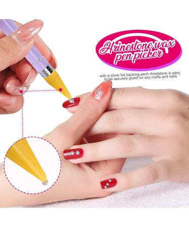 3456pcs Crystal Rhinestones with Wax Pen Picker - Teenitor 6 Mixed Sizes Flatback Nail Crystals Diamonds for DIY Crafts & Makeup - Buy Online on GoSupps.com