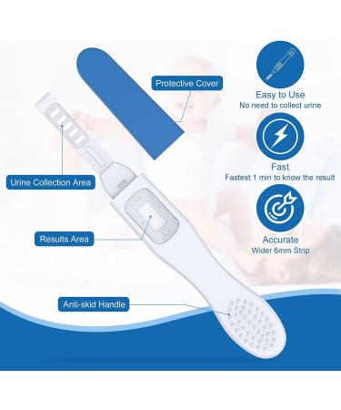 MomMed 6 Pack Midstream Pregnancy Test - Home Pregnancy Test Early Detection Test Incredibly Accurate Super Fast Results HCG Testing Kit (6 pack-Blue) - Buy Online on GoSupps.com