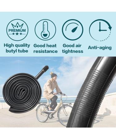Bike Tire 26 x 2.125 Inch Folding Replacement Set for Beach Cruiser - White Sidewall, 2 Tires, 2 Tubes, 2 Levers - Buy Online on GoSupps.com