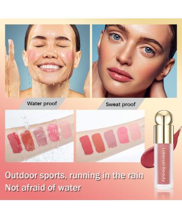 Soft Velvet Liquid Blush Makeup - Easy to Blend, Natural-Looking Skin Tint Blush for a Soft Healthy Flush (01) - Buy Online on GoSupps.com