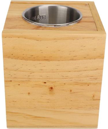 Single Bottle Lottery Warmer | Wooden Massage Oil Heater for Beauty Salons | EU Plug 100-240V - Buy Online on GoSupps.com