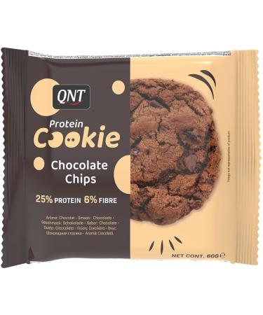 QNT Protein Cookie (12x60g) Chocolate Chip - Buy Online on GoSupps.com