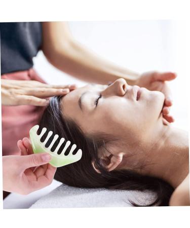 FOMIYES 9 STK Massagekamm Gua Sha Comb - Acupuncture Trigger Point Tool for Scalp Massage & Hair Care | Premium Chinese Style Resin Combs for Men & Women - Buy Online on GoSupps.com