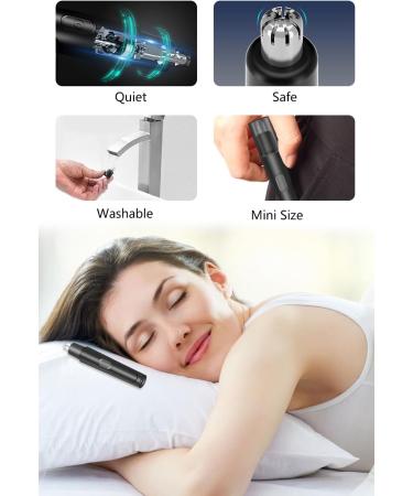 Professional USB Rechargeable Nose Hair Trimmer - Painless Ear & Nose Grooming for Men & Women Powerful Dual-Edge Blades Low Noise Spare Blade Included - 2024 Edition - Buy Online on GoSupps.com