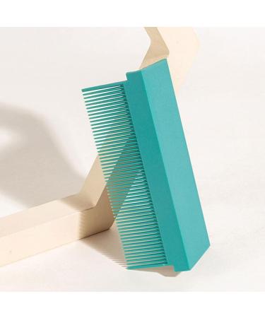 Hair Straightening Comb - Professional Barber Straightener Brush & Styling Attachment - Green - Buy Online on GoSupps.com