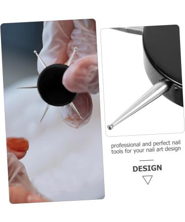 DOITOOL 2pcs Nail Art Drill Pen Nail Art Paint Tool Rock Nails Art Pen Supplies Dotting Tools for Painting Detail Nail Art Tool Para Small Nail Tool Pickup Painted Stainless Steel Miss - Buy Online on GoSupps.com