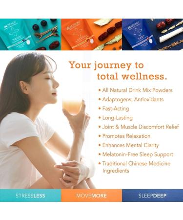 INTotalWellness in:Motion Natural Herbal Muscle and Joint Comfort Formula 20 Serving Pouch Citrus Berry Flavor Corydalis Tumeric Ginger + 9 More Adaptogens & Herbs Clinically Proven Ingredients - Buy Online on GoSupps.com