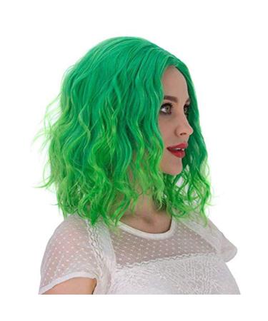 Buy Winry Green Briefly Waselia Wig for Women - Charming Green Hair Color for Parties Halloween Cosplay & Carnival | 35cm Length - Buy Online on GoSupps.com