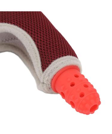 Baby Daumenlutsch Finger Protection Glove - Silicone Breathable & Adjustable Suction for Toddlers - Red - Buy Online on GoSupps.com