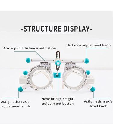 Buy HNCXHX Eye Optometry Lens Frame - 48-80 mm Multifunctional Optical Tool for Eye Tests & Training - Buy Online on GoSupps.com