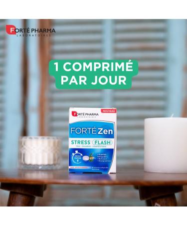 Fort Pharma - Fort Zen Stress Flash - Compl ment alimentaire adulte lib ration rapide - Trac examens - Vitamine B6 Ashwagandha Ginseng am ricain - 10 comprim s orodispersibles 1/jour - Buy Online on GoSupps.com