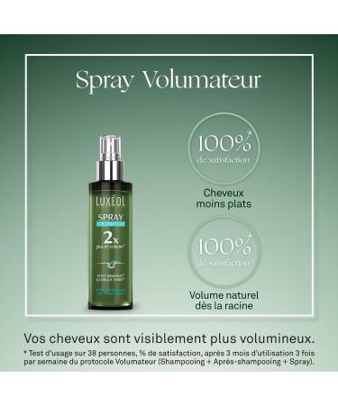Lux ol - Spray Volumateur - Double le Volume des Cheveux(1) - Effet Imm diat(2) & Longue Dur e(1) - Cliniquement Prouv - Formule d'Origine Naturelle - Tilleul Argent & Prot ine V g tale - 150 ml - Buy Online on GoSupps.com