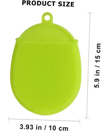 Beavorty 2pcs Silicone Bath Brush Set - Handheld Shampooer, Face Scrubber, Baby Hand Mittens, Hair Shampoo Brush, Shower Body Scrubber Combo - Buy Online on GoSupps.com