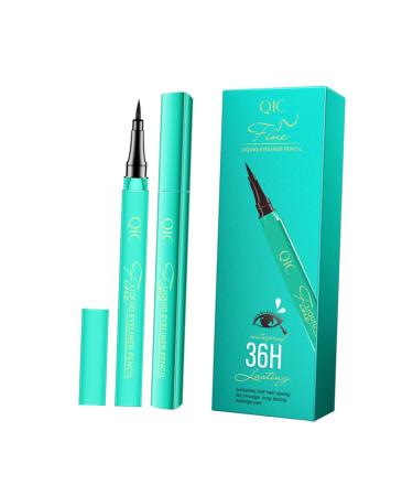 1pc Waterproof Eye Liner Pencil Eyeliner Liquid Pen Girl Eyeliner Liquid Eyeliner Easy 1 count (Pack of 1) As Shown
