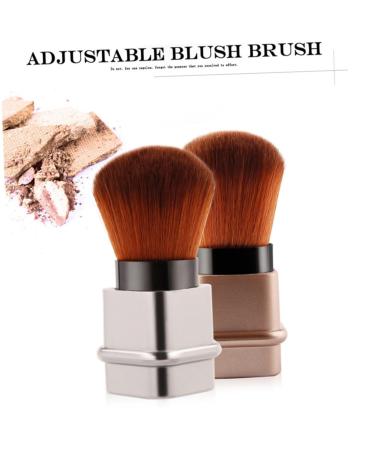 FRCOLOR Retractable Blush Brush - Travel-Friendly Powder Brush for Loose Powder & Highlight Makeup | Silver 2.7cm - Buy Online on GoSupps.com