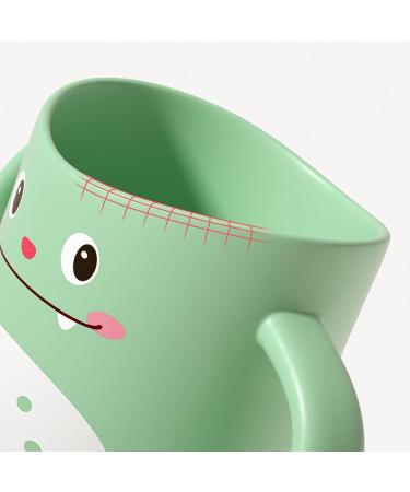 Children s Bathroom Cup Dinosaur Children's Bathroom Mug | Cute Cartoon Shape Tooth Brushing Supplies for Bathroom Travel and Outdoors Cle-ca Green - Buy Online on GoSupps.com