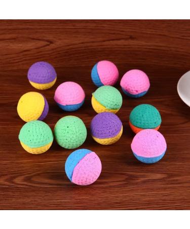 Ndier 8 Soft Cat Balls - Colorful Bite-Proof Latex Training Toys for Cats & Small Dogs - Perfect for Kittens - Buy Online on GoSupps.com