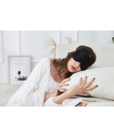 Mission Sweet Pure Mulberry Silk Eye Mask - Black - Buy Online on GoSupps.com