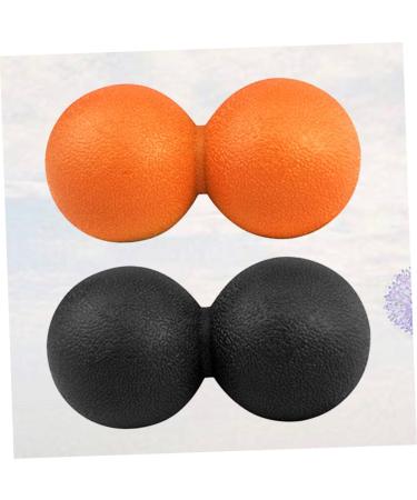 Healeved 2pcs Back Roller Yoga Ball - Peanut Massage Ball for Deep Tissue & Muscle Relief | International Shipping - Buy Online on GoSupps.com