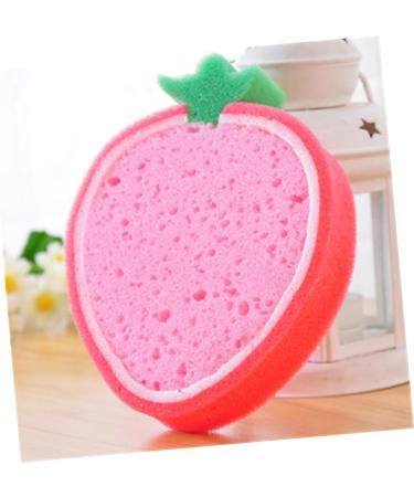 FRCOLOR 12 Pcs Soft Exfoliating Sponge Loofahs - Bath Pouf Scrubber for Cleaning & Shower - Earth Tones Fruit Shaped Sponges for Kids - Buy Online on GoSupps.com