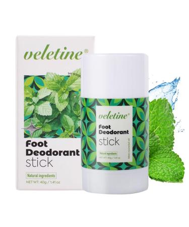 Foot Deodorant Stick Nourishing & Refreshing Feet Odor Stick for Stinky Feet Travel Size Heel Cream Foot Cream Stick Roll-on Foot Lotion Stick for Men&Women 40g/1.41 oz