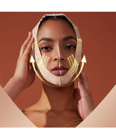 V-Face Sleeve: Firming & Shaping Facial Slimming Strap for Women - Double Layer Head Lifting & Anti-Sagging - Buy Online on GoSupps.com