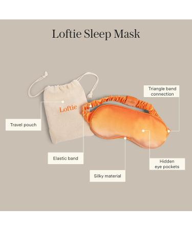 Silky Sleep Mask with Eye Cups and Tension Distributing Band - Silk Eye Mask for Sleeping - Stylish & Cute Eye Cover with Luxury Dust Bag - Buy Online on GoSupps.com