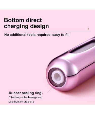 Mini Refillable Perfume Atomizer Bottle - 5ml 4 Pack - Pink Gold Black Silver - Travel Size Scent Pump Case - Portable Spray Atomizer - Buy Online on GoSupps.com