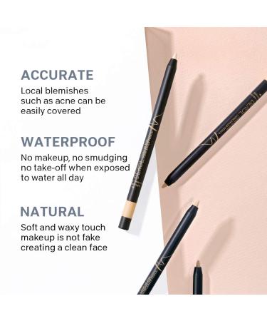KISSIO Under Eye Concealer Pencil - Acne & Freckles Cover | Waterproof & Long-lasting (04#MILKTEA) - Buy Online on GoSupps.com