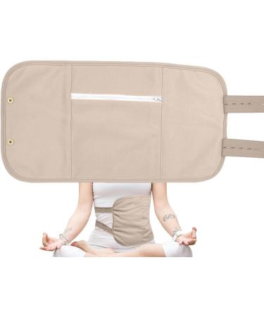 Buy Lingjiong Reusable Castor Oil Compress for Liver Detox & Sleep Support - Khaki | Eco-Friendly Oil Packs - Buy Online on GoSupps.com