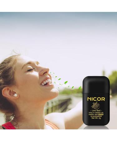 Portable Essential Oils Nose Inhaler | Aromatherapy Stick - Fresh & Cooling Lime Basil - Buy Online on GoSupps.com