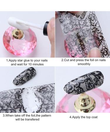10 Rolls/Box Hot Manicure Transfer Decals DIY Maple Leaf Floral Nail Foil Stickers For Nail Art Decorations - Buy Online on GoSupps.com
