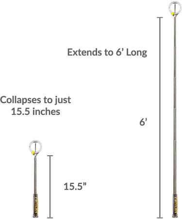 IGOTCHA Golf Ball Retriever 10' - Extend Your Reach on the Course - Buy Online on GoSupps.com