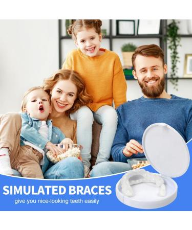 Buy Hojalis Cosmetic Veneers - 4 Pairs of Plug-In Teeth for Men & Women | Quality Dentures & Provisional Prostheses - Buy Online on GoSupps.com