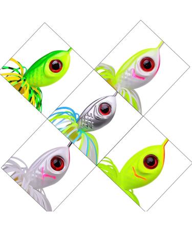 Spinnerbait Fishing Lure Kit for Bass Trout Pike Salmon Walleye - 5pcs/Pack 3/8oz) - Buy Online on GoSupps.com