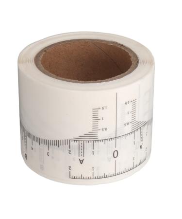 Eyebrow Shaper Ruler Sticker Adhesive Clear Strong Viscosity Accurate Scale Eyebrow Ruler Sticker 1 Roll for Salon for Tattooist